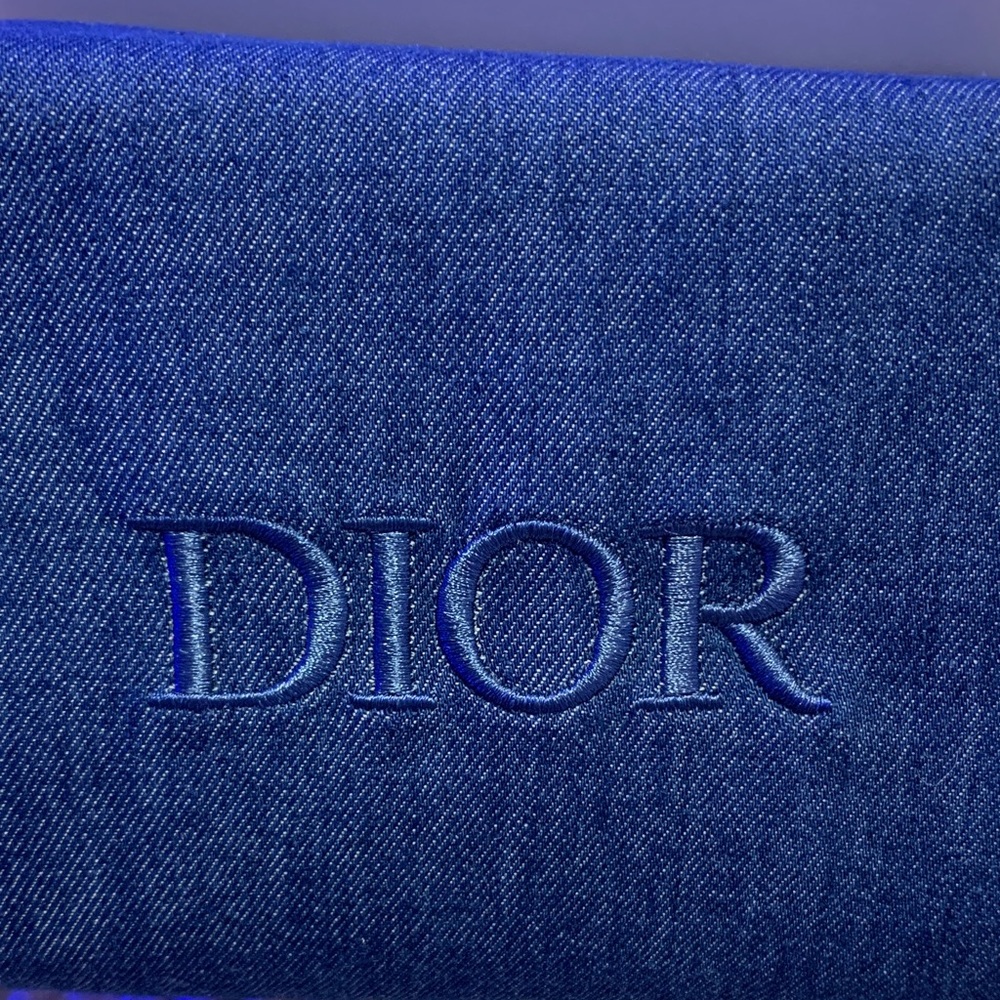 Dior Indigo Denim Clutch - Picture 2 of 8